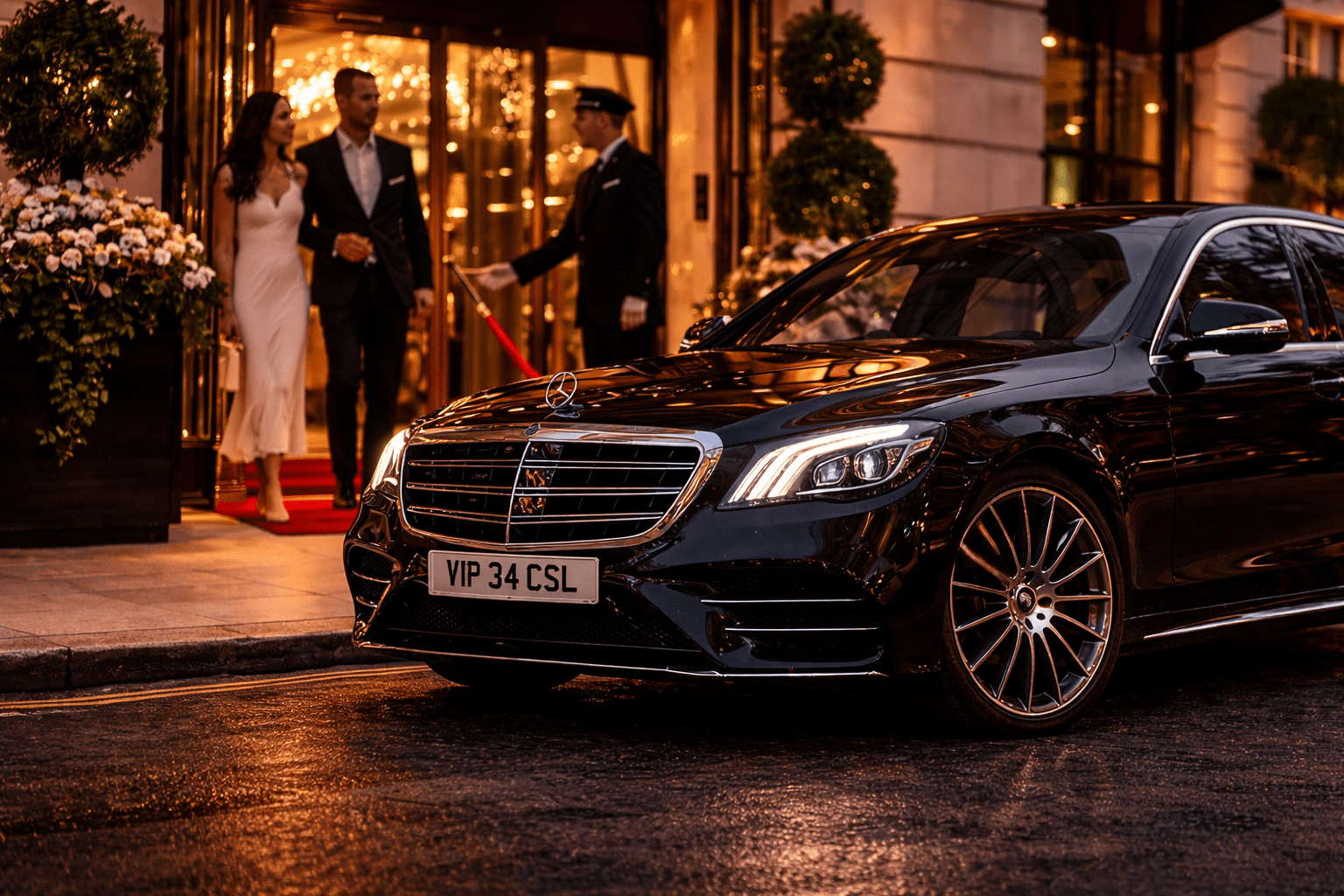 Luxury corporate chauffeur service for business events in London