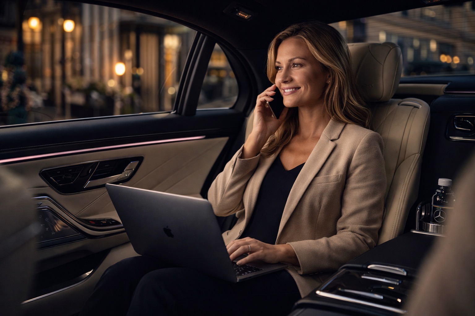 Mercedes chauffeur transfer to Bvlgari Hotel Knightsbridge