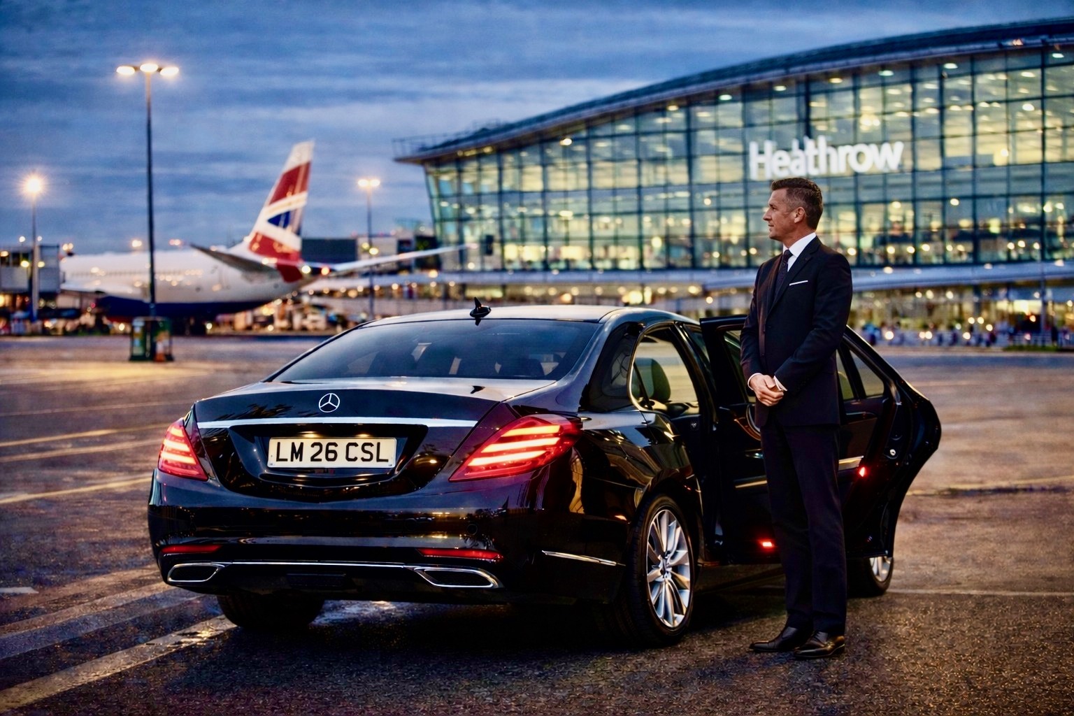 Airport chauffeur London Mercedes-Benz S-Class