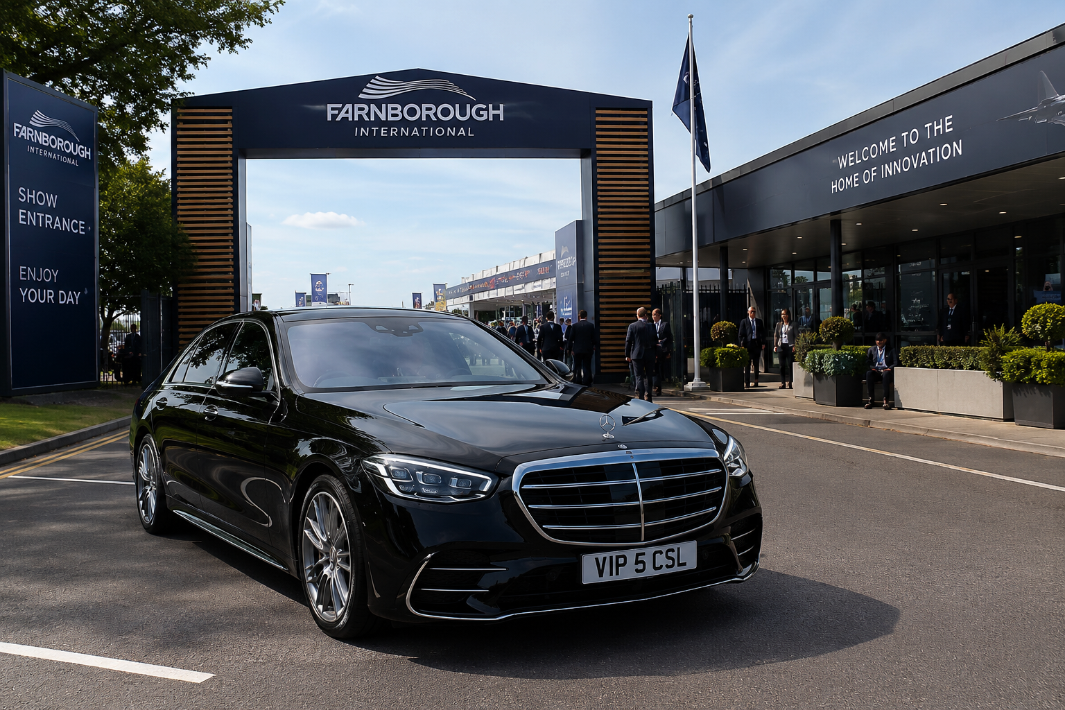 LUXURY CAR SERVICE LONDON TO THE FARNBOROUGH AIRSHOW Chauffeur Service London Mercedes-Benz fleet