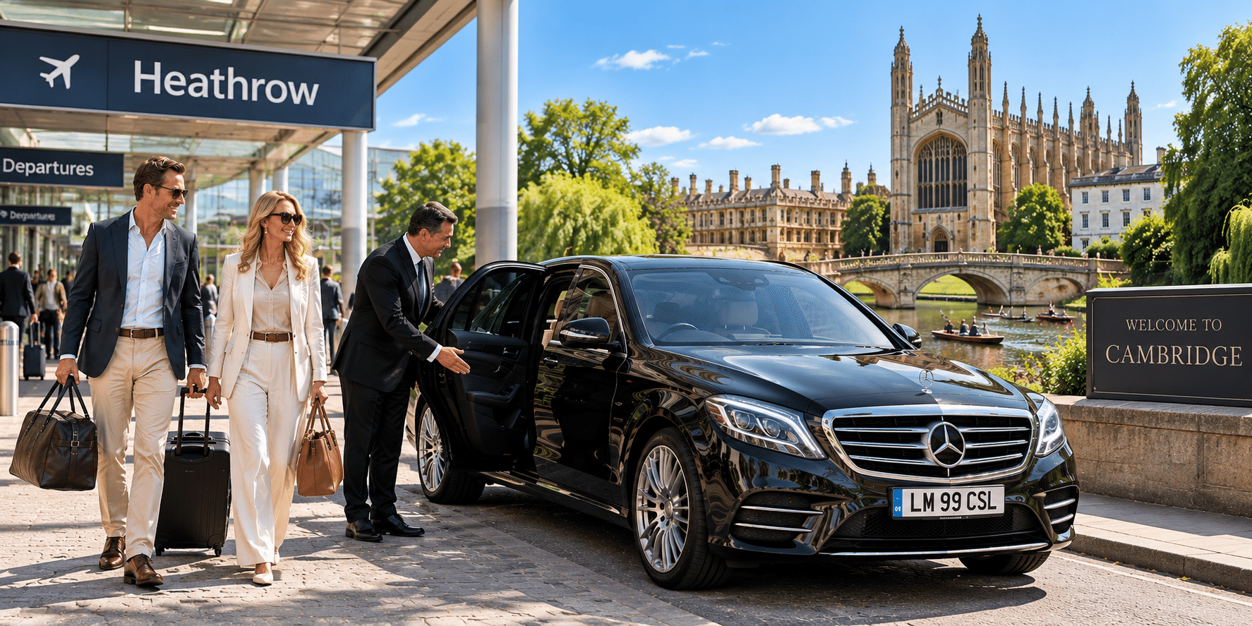 HEATHROW TO CAMBRIDGE - CHAUFFEUR SERVICES LONDON