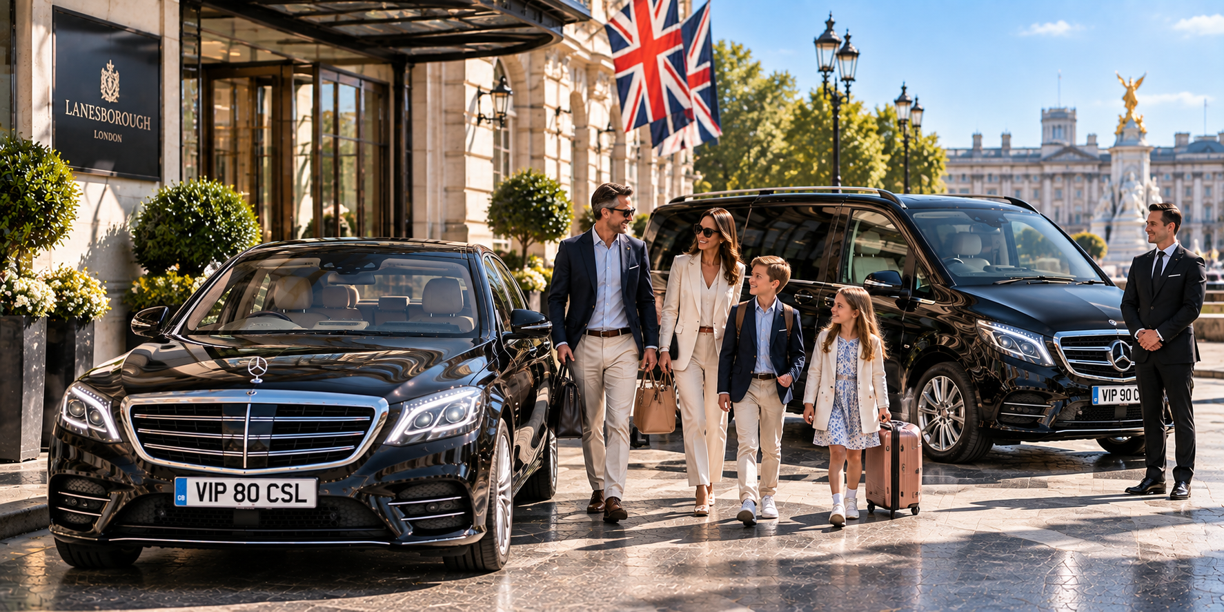 PRIVATE CHAUFFEUR LONDON - Mercedes-Benz S and V Class luxury chauffeur travel for private clients