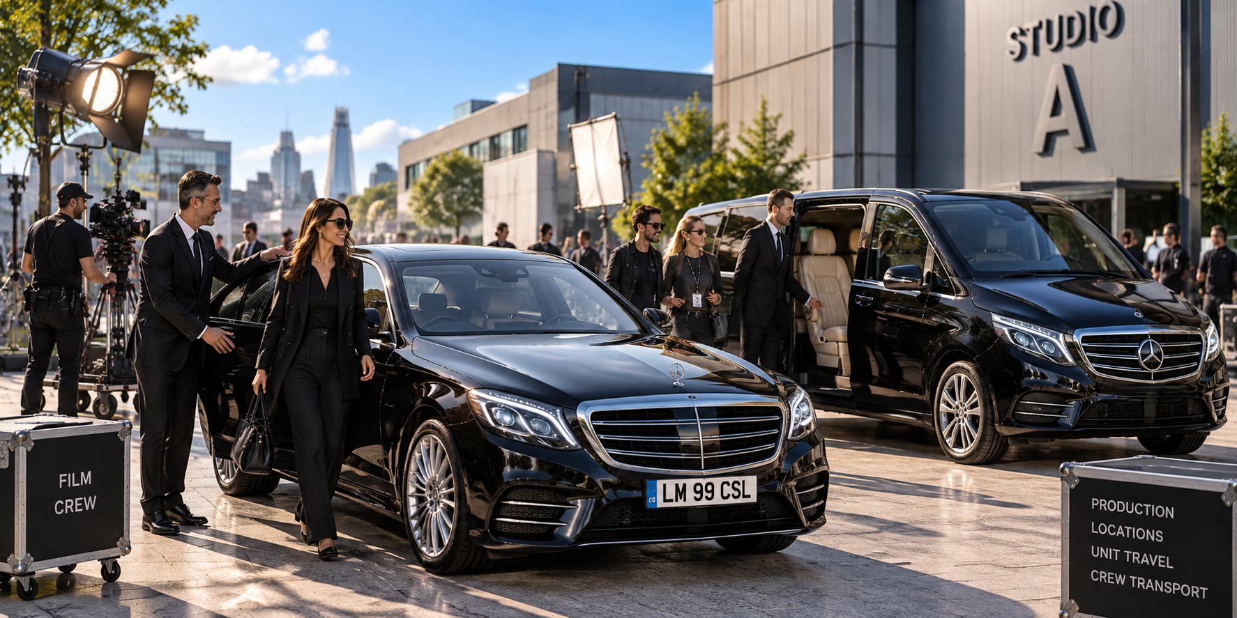 Transportation for Early Calls and Late Finishes - Film, Television, Commercial and Media Transportation film-production-crew-London